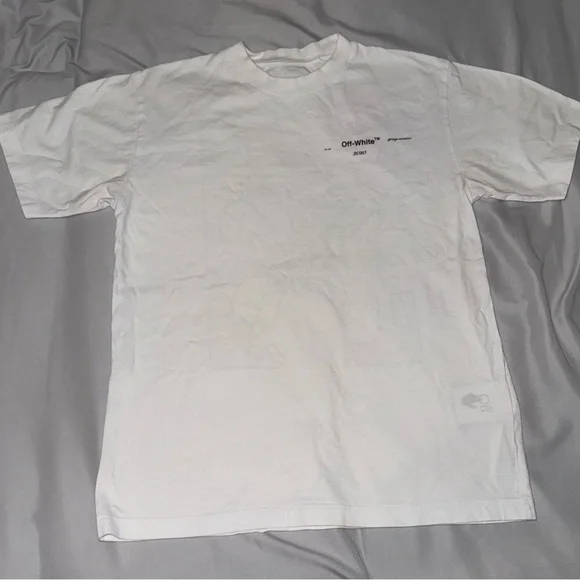 Off-White White Short Sleeve Tee - Picture 2 of 9